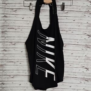 Nike Black and White Sleeveless Top
